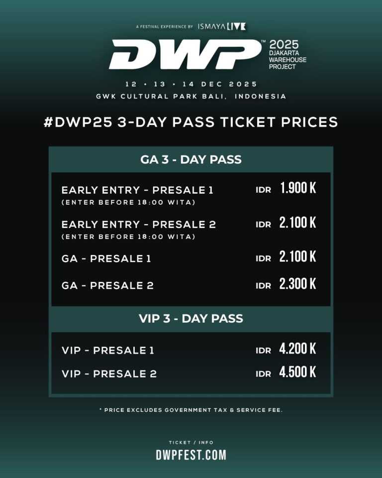 DIADAKAN DI BALI, TIKET #DWP25 TERSEDIA UNTUK DIBELI HARI INI