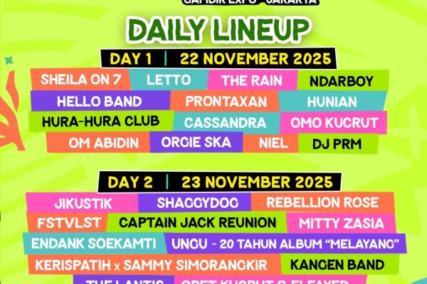 BERTABUR BINTANG! INILAH DERETAN MUSISI/BAND YANG BAKALAN HIBUR PENONTON DAN KASIH PENAMPILAN SPEKTAKULER DI REMEMBER NOVEMBER FESTIVAL 2025
